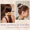 image:imageOLESILK 100 Mulberry Large Silk Scrunchies for Hair Care 2 Pack  Oversized for Women amp Girls Long Thick Curly Braids Hair Soft Smooth for No Damage Hair Care While Sleeping and DailyBlack