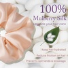 image:imageOLESILK 100 Mulberry Large Silk Scrunchies for Hair Care 2 Pack  Oversized for Women amp Girls Long Thick Curly Braids Hair Soft Smooth for No Damage Hair Care While Sleeping and DailyPink