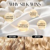 image:imageOLESILK 100 Mulberry Silk Bonnet for Sleeping Women Hair Wrap for Curly Hair Care Real Silk Not Satin PinkBlack for Long Hair