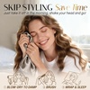 image:imageOLESILK 100 Mulberry Silk Bonnet for Sleeping Women Hair Wrap for Curly Hair Care Real Silk Not Satin PinkDark Grey for Long Hair
