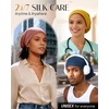 image:imageOLESILK 100 Mulberry Silk Bonnet for Sleeping Women Hair Wrap for Curly Hair Care Real Silk Not Satin PinkGold Yellow