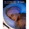 image:imageOLESILK 100 Mulberry Silk Bonnet for Sleeping Women Hair Wrap for Curly Hair Care Real Silk Not Satin PinkLight Purple
