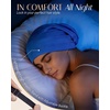 image:imageOLESILK 100 Mulberry Silk Bonnet for Sleeping Women Hair Wrap for Curly Hair Care Real Silk Not Satin PinkOcean Blue