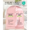 image:imageOLESILK 100 Mulberry Silk Bonnet for Sleeping Women Hair Wrap for Curly Hair Care Real Silk Not Satin PinkPink
