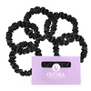 image:imageOLESILK 100 Mulberry Silk Hair Ties No Damage Scrunchies for Women 5 Pack  No Pull Soft Smooth No Crease No Dent Skinny Gentle for Thin Fine Thick Curly Hair All Day Hold Sleep FriendlyBlack
