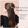 image:imageOLESILK 100 Mulberry Silk Scrunchies for Women Hair Ties No Damage 3 Pack  Smooth Glide SleepReady Tames Frizz Wakes Sleek  On Curly Wavy Fine amp Straight  Softer Overnight Gentle Secure Hold3pcs  BlackCamelLight Champagne