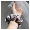 image:imageOLESILK 100 Mulberry Silk Scrunchies for Women Hair Ties No Damage 3 Pack  Smooth Glide SleepReady Tames Frizz Wakes Sleek  On Curly Wavy Fine amp Straight  Softer Overnight Gentle Secure Hold3pcs  BlackLight GreyGrey