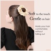 image:imageOLESILK 100 Mulberry Silk Scrunchies for Women Hair Ties No Damage 3 Pack  Smooth Glide SleepReady Tames Frizz Wakes Sleek  On Curly Wavy Fine amp Straight  Softer Overnight Gentle Secure Hold3pcs  BlackLight ChampagneGrey