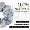 image:imageOLESILK 100 Mulberry Silk Scrunchies for Women Hair Ties No Damage 3 Pack  Smooth Glide SleepReady Tames Frizz Wakes Sleek  On Curly Wavy Fine amp Straight  Softer Overnight Gentle Secure HoldRoyalblue