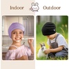 image:imageOLESILK Silk Baby Bonnet 612 Months 100 Mulberry Silk amp Modal AntiFrizz for Curly Hair Adjustable Fit Growing ToddlerLight Purple