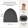 image:imageOLESILK Silk Baby Bonnet for 06 Months  100 Mulberry Silk Toddler Hair Bonnet Adjustable Night Cap for SleepingGrey