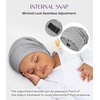 image:imageOLESILK Silk Baby Bonnet for 06 Months  100 Mulberry Silk Toddler Hair Bonnet Adjustable Night Cap for SleepingLight Grey