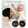 image:imageOLESILK Silk Baby Bonnet for 06 Months  100 Mulberry Silk Toddler Hair Bonnet Adjustable Night Cap for SleepingPink