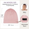 image:imageOLESILK Silk Baby Bonnet for 06 Months  100 Mulberry Silk Toddler Hair Bonnet Adjustable Night Cap for SleepingPink