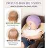 image:imageOLESILK Silk Baby Bonnet for 06 Months  100 Mulberry Silk Toddler Hair Bonnet Adjustable Night Cap for SleepingPurple