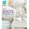 image:imageOLESILK Silk Baby Bonnet for 06 Months  100 Mulberry Silk Toddler Hair Bonnet Adjustable Night Cap for SleepingWhite