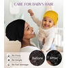 image:imageOLESILK Silk Baby Bonnet for 06 Months  100 Mulberry Silk Toddler Hair Bonnet Adjustable Night Cap for SleepingYellow