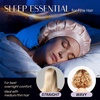 image:imageOLESILK Silk Bonnet for Sleeping Women 22 Momme  100 Mulberry Double Layer Silk Night Sleep Cap Hair Wrap for Hair Care