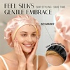 image:imageOLESILK Silk Bonnet for Sleeping Women 22 Momme  100 Mulberry Double Layer Silk Night Sleep Cap Hair Wrap for Hair Care
