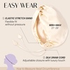 image:imageOLESILK Silk Hair Bonnet for Sleeping Women 100 Mulberry Silk AntiFrizz  22Momme Doublesided Silk for Fine to Medium Curly Wavy Straight Hair Luxurious Overnight Wake up Silky Smooth WashableLight Champagne