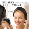 image:imageOLESILK Silk Hair Bonnet for Sleeping Women 100 Mulberry Silk AntiFrizz  22Momme Doublesided Silk for Fine to Medium Curly Wavy Straight Hair Luxurious Overnight Wake up Silky Smooth WashableCamel