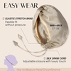 image:imageOLESILK Silk Hair Bonnet for Sleeping Women 100 Mulberry Silk AntiFrizz  22Momme Doublesided Silk for Fine to Medium Curly Wavy Straight Hair Luxurious Overnight Wake up Silky Smooth WashableLight Coffee