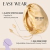 image:imageOLESILK Silk Hair Bonnet for Sleeping Women 100 Mulberry Silk AntiFrizz  22Momme Doublesided Silk for Fine to Medium Curly Wavy Straight Hair Luxurious Overnight Wake up Silky Smooth WashableChampagne Gold