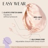 image:imageOLESILK Silk Hair Bonnet for Sleeping Women 100 Mulberry Silk AntiFrizz  22Momme Doublesided Silk for Fine to Medium Curly Wavy Straight Hair Luxurious Overnight Wake up Silky Smooth WashableBlush Pink