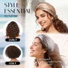 image:imageOLESILK Silk Hair Bonnet for Sleeping Women 100 Mulberry Silk AntiFrizz  22Momme Doublesided Silk for Fine to Medium Curly Wavy Straight Hair Luxurious Overnight Wake up Silky Smooth WashableLight Grey