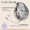 image:imageOLESILK Silk Hair Bonnet for Sleeping Women 100 Mulberry Silk AntiFrizz  22Momme Doublesided Silk for Fine to Medium Curly Wavy Straight Hair Luxurious Overnight Wake up Silky Smooth WashableLight Grey