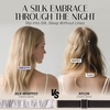 image:imageOLESILK Silk Sleep Mask 100 Mulberry Silk Eye Mask for Sleeping Double Layer Filling and Elastic Strap Travel and Nap Soft Eye Cover Eyeshade with Luxury Bag and Ear Plugs PinkSilver