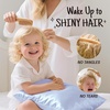 image:imageOLESILK Toddler 100 Mulberry Silk Pillowcase Zipper 13x 18 Ivory  Both Sides 19 Momme Pure Natural Silk Smooth Soft and Breathable for Baby Girls and Boys Hair and Skin Care Travel SizeLight Blue