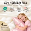 image:imageOLESILK Toddler 100 Mulberry Silk Pillowcase Zipper 13x 18 Ivory  Both Sides 19 Momme Pure Natural Silk Smooth Soft and Breathable for Baby Girls and Boys Hair and Skin Care Travel SizeCoral Pink