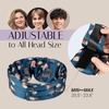 image:imageSilk Sleep Mask Soft Pressureless 100 Mulberry Silk for Eye Skin Anti Wrinkles Large Size for Total Blackout Adjustable Wide Velcro Ear Cover PrintPsm01