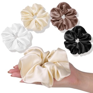 image:imageOLESILK 100 Mulberry Large Silk Scrunchies for Hair Care 2 Pack  Oversized for Women amp Girls Long Thick Curly Braids Hair Soft Smooth for No Damage Hair Care While Sleeping and DailyMulticolored1