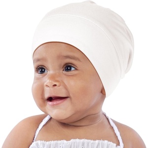 image:imageOLESILK Silk Baby Bonnet for 06 Months  100 Mulberry Silk Toddler Hair Bonnet Adjustable Night Cap for SleepingWhite