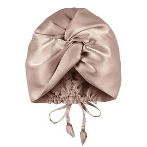 image:imageOLESILK Silk Hair Bonnet for Sleeping Women 100 Mulberry Silk AntiFrizz  22Momme Doublesided Silk for Fine to Medium Curly Wavy Straight Hair Luxurious Overnight Wake up Silky Smooth WashableCamel